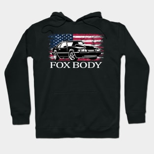 Mustang Foxbody American Fox body stang Muscle classic Car 5.0L Hoodie